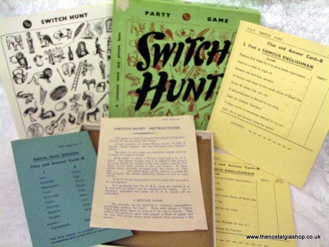 Switch Hunt, Vintage Party Game. (ref nos060e)
