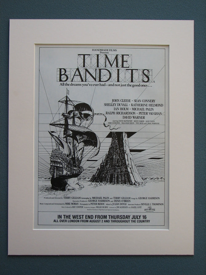Time Bandits 1981 Original advert (ref AD712)