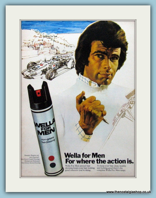 Wella for Men. Vintage Original Advert (ref AD4505)