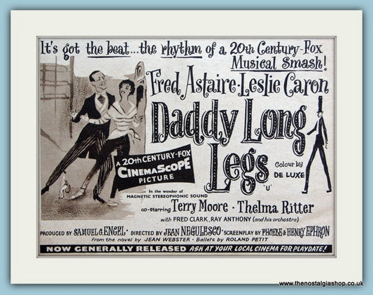Daddy Long Legs starring Fred Astaire, 1955 Original Advert (ref AD3233)