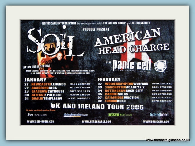 Soil Tour Guide Jan/Feb Original Advert 2006 (ref AD1968)