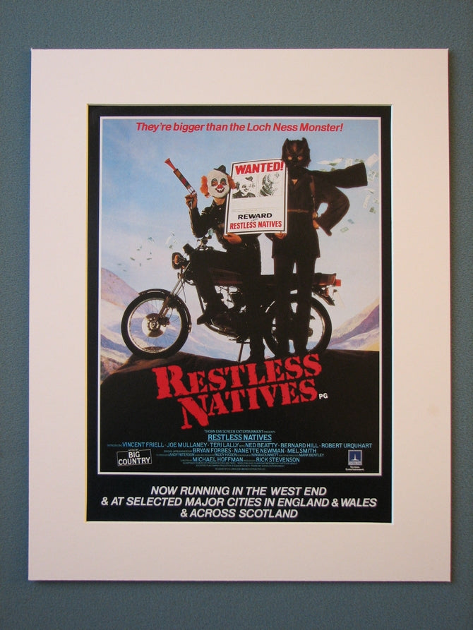 Restless Natives Original Advert (ref AD415)