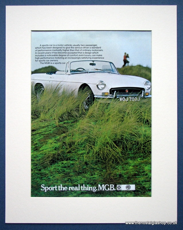 MGB. Original advert 1971 (ref AD1352)