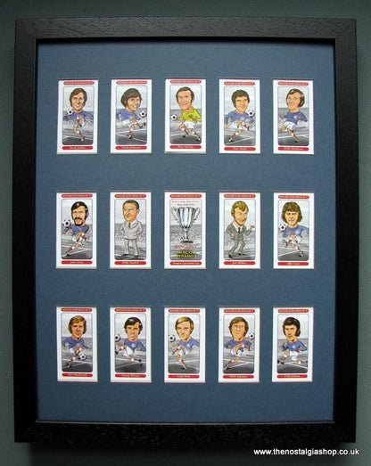 Rangers Euro Kings 1972. Mounted Card Set.