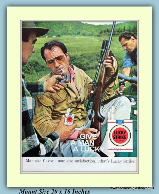 Lucky Strike Cigarettes Original Advert 1964 (ref AD9370)