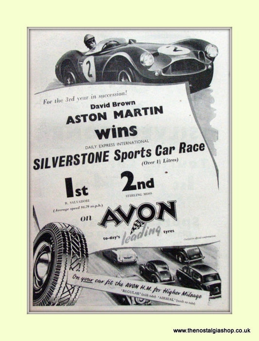 Aston Martin Set Of 4 Original Adverts 1953/55/56 (ref AD6768)