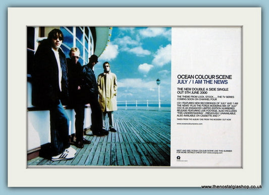 Ocean Colour Scene, July.Original Advert 2000 (ref AD1950)