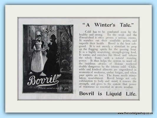 Bovril. Original Advert 1899 (ref AD4789)
