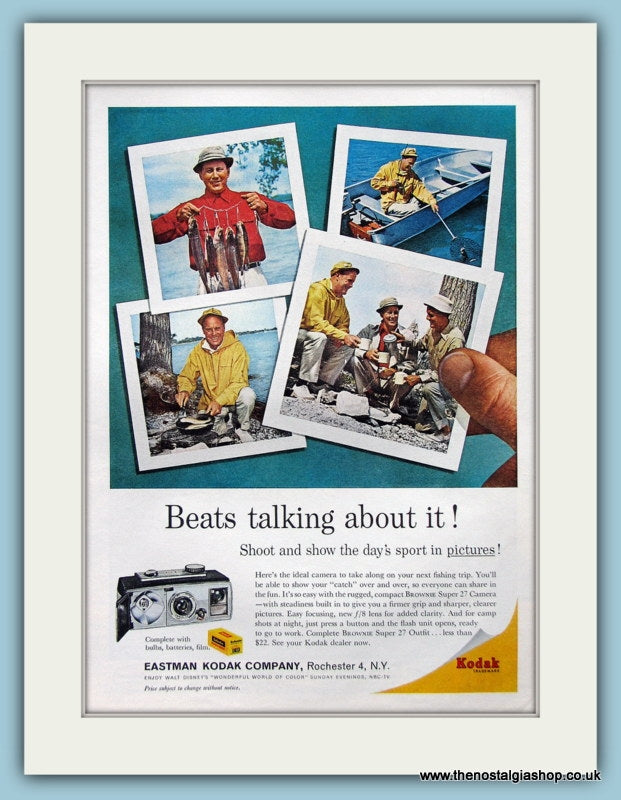 Kodak Brownie Super 27 Camera Original Advert 1963 (ref AD3899)