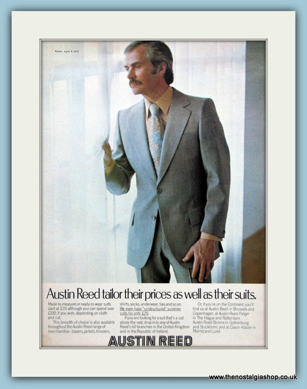 Austin Reed Suits, Original Advert 1975 (ref AD3519) – The Nostalgia Shop