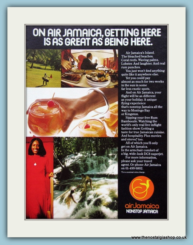 Air Jamaica Original Advert 1974 (ref AD2122)