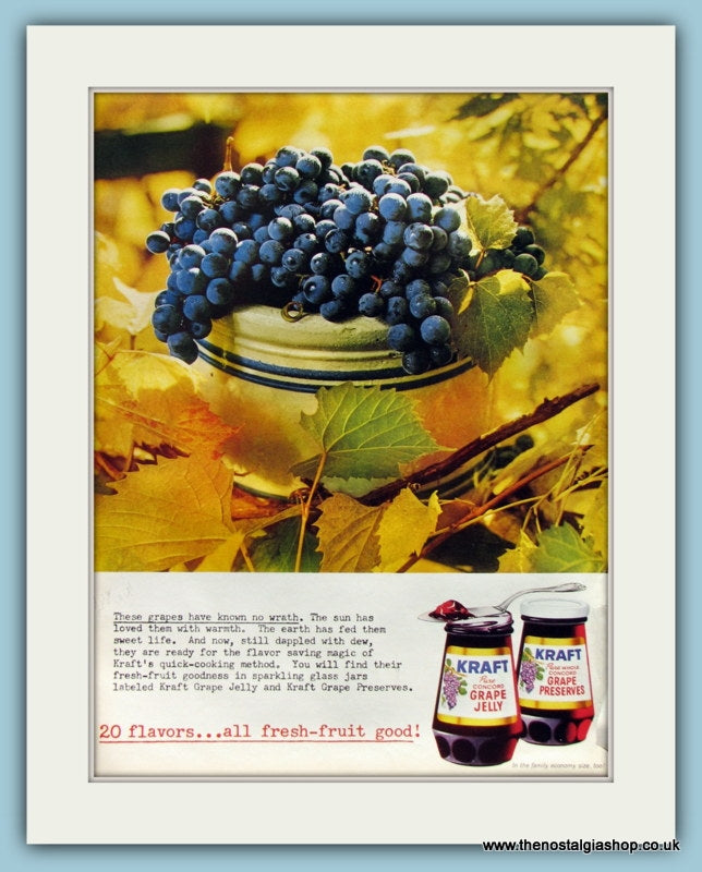 Kraft Jam Original Advert 1961 (ref AD8282)