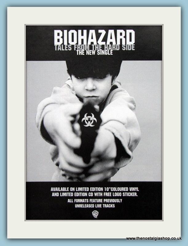 Biohazard. Tales From The Hard Side 1994 Original Music Advert (ref AD3437)