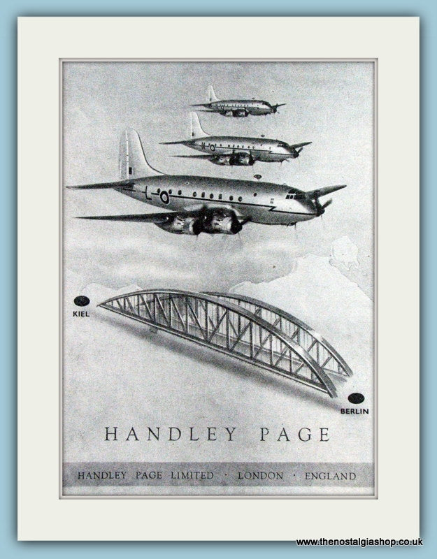 Handley Page Original Advert 1949 (ref AD4249)