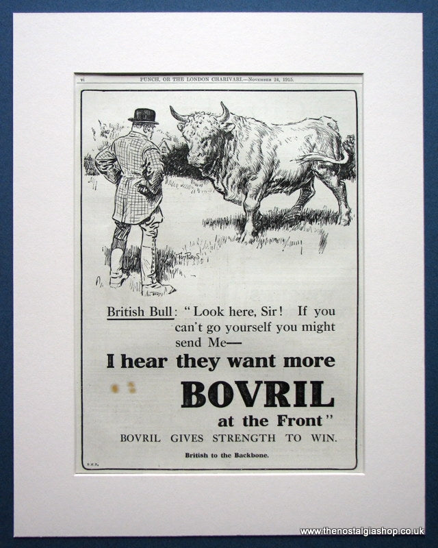 Bovril Original advert 1915 (ref AD1014)