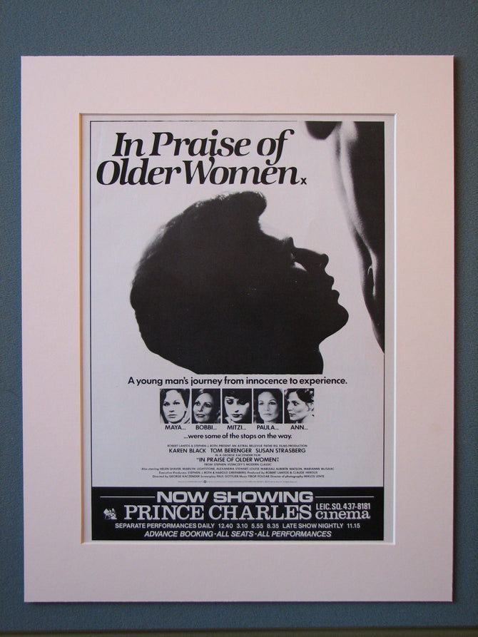 In Praise of Older Women 1979 Original advert (ref AD463)