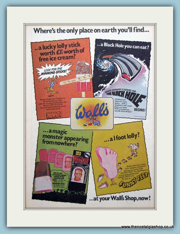 Wall's Ice Cream Original Advert 1980 (ref AD2630)