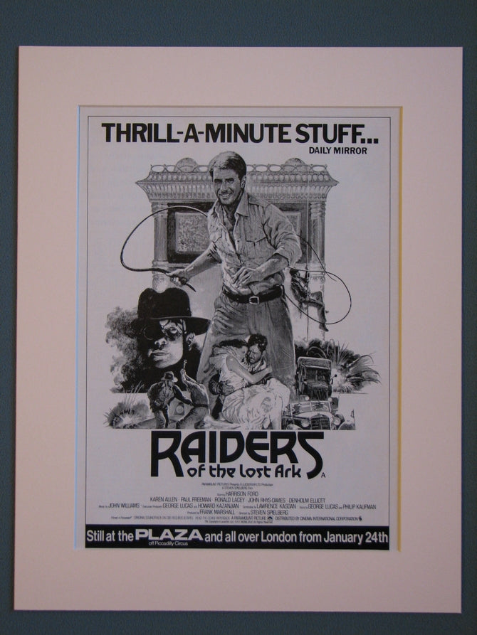 Raiders of the Lost Ark  Original advert 1982 (ref AD400)
