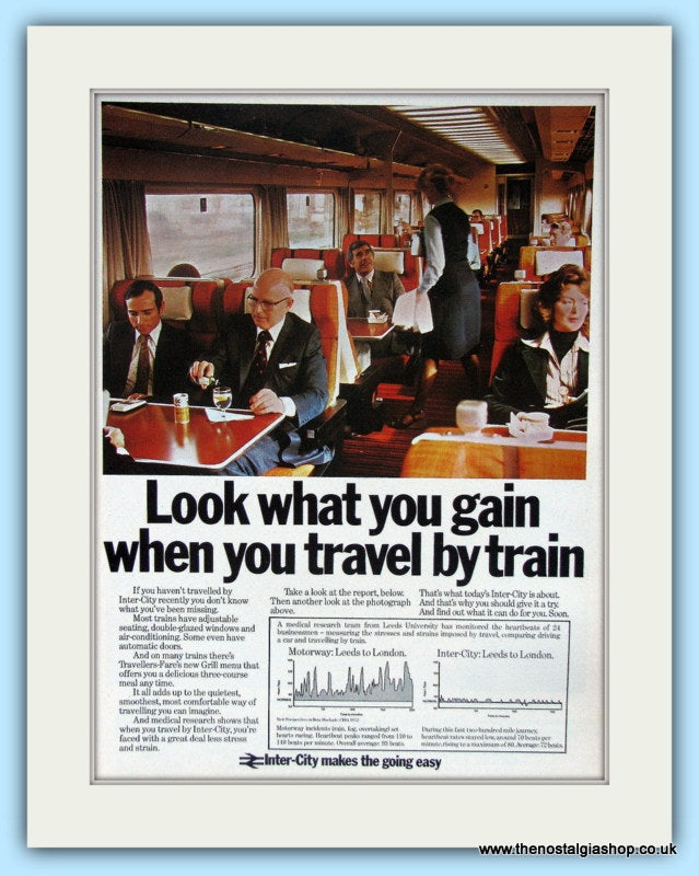 Inter-City Trains Original Advert 1977 (ref AD6545)