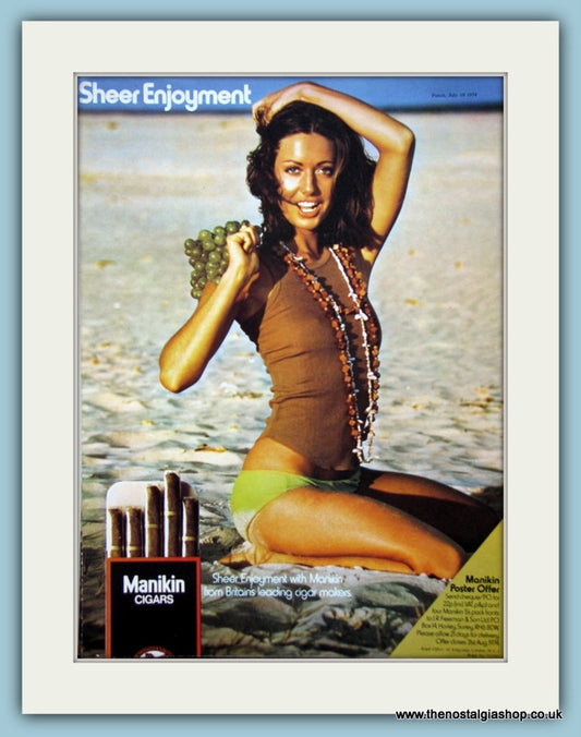 Manikin Cigars Original Advert 1974 (ref AD6132)