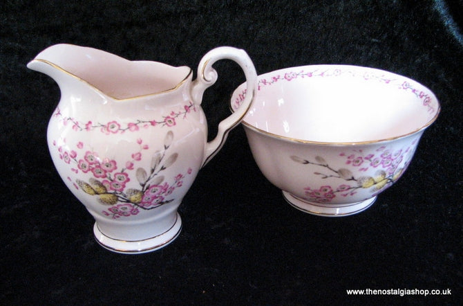 Tuscan Sugar Bowl & Milk Jug. (ref Nos006)
