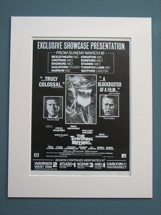 The Towering Inferno 1975 Original advert (ref AD646)