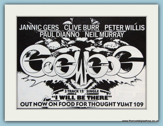 Gogmagog I Will Be There Original Music Advert 1985 (ref AD3812)