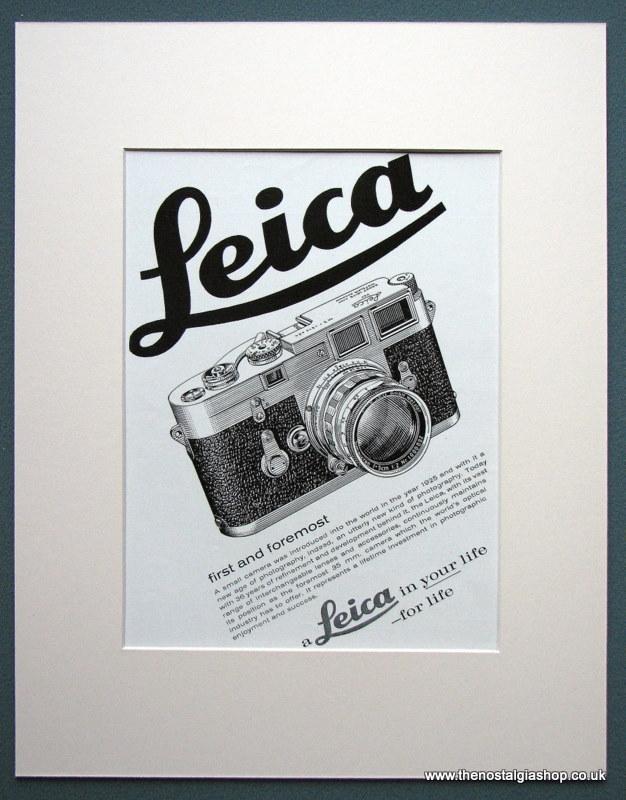 Leica Cameras Set Of 2 Original Adverts 1963 (ref AD1035)