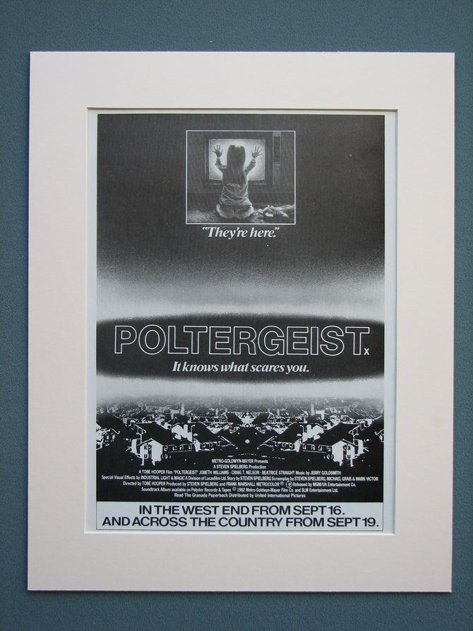Poltergeist 1982 Original advert (ref AD598)
