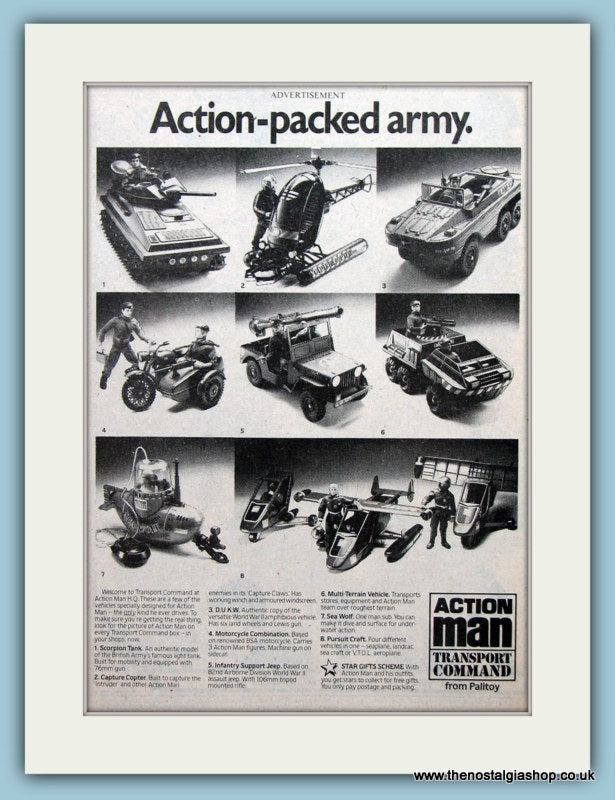 Action Man Transport Command From Palitoy Original Advert 1979 (ref AD6437)