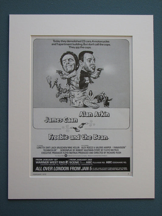 Freebie and The Bean 1975 Original advert (ref AD691)