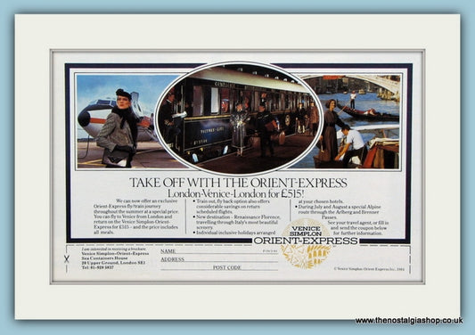 Orient-Express Original Advert 1984 (ref AD2300)