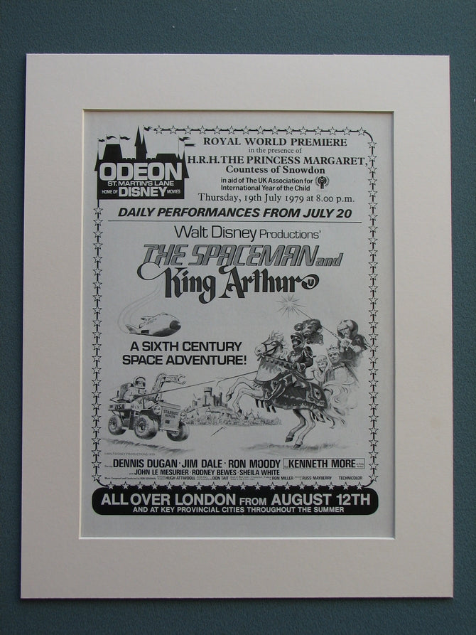 Spaceman Advert Spaceman and King Arthur (The) 1979 Original advert (ref AD660) – The ...