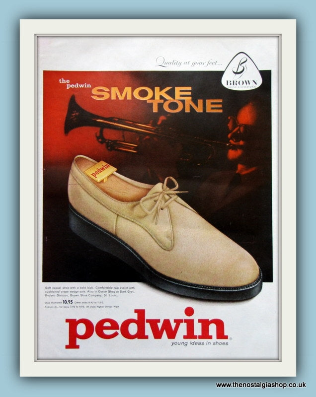 Pedwin Shoes. Original Advert 1958 (ref AD8195)