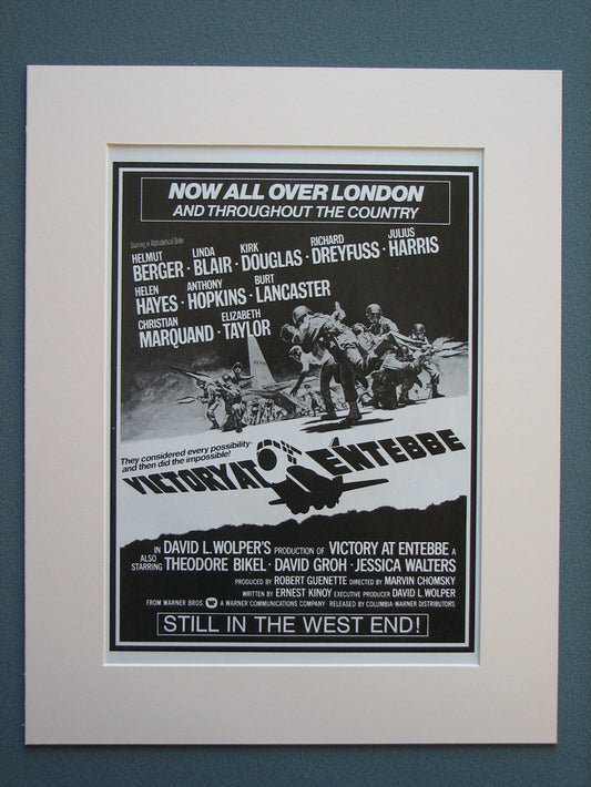 Victory At Entebbe 1977 Original advert (ref AD730)