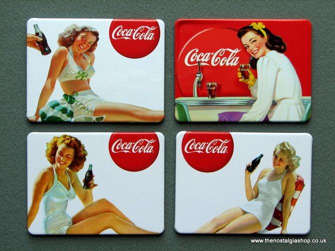 Coca-Cola, Lot of 8 Fridge Magnets.