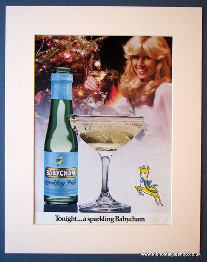 Babycham. Set of 2 Original adverts 1975 & 1976 (ref AD1202)