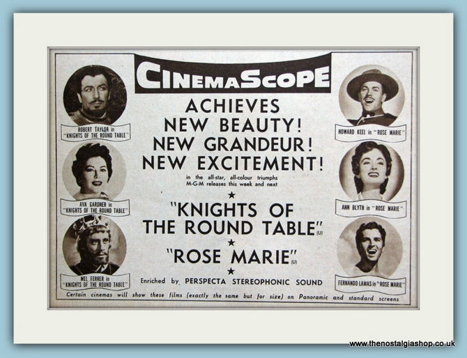 Knights Of The Round Table, 1954 Original Advert (ref AD3225)
