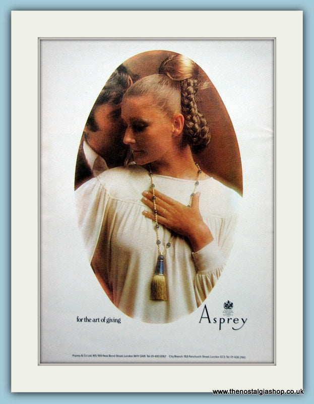 Asprey Bond Street London Original Advert 1972 (ref AD6240)