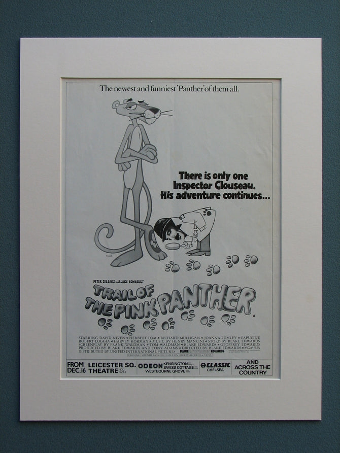 Trail of the Pink panther 1983 Original advert (ref AD627)
