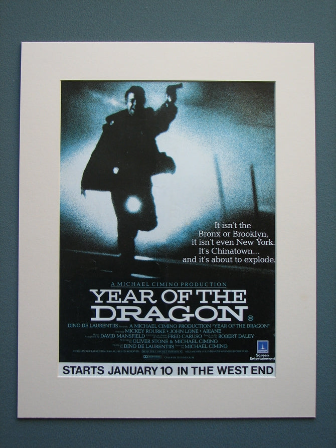 Year of the Dragon 1986 Original advert (ref AD550)