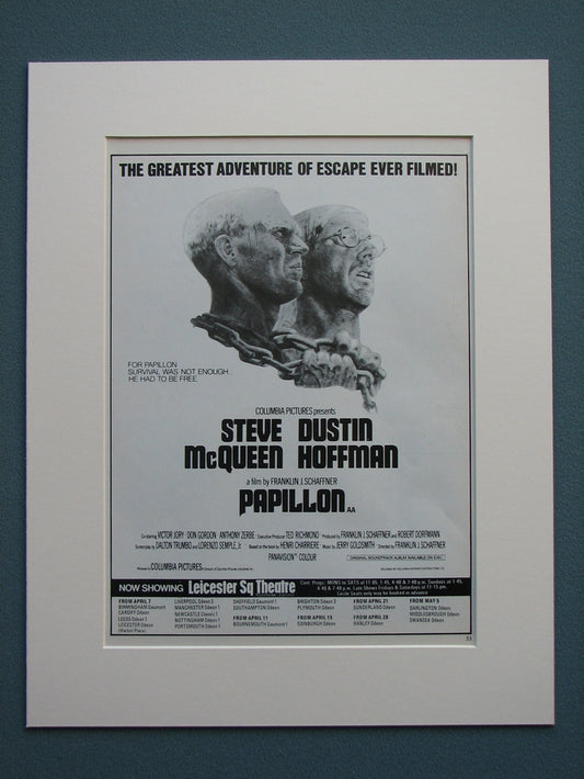 Papillon 1974 Original advert (ref AD578)