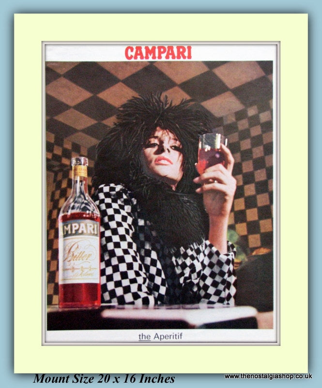 Campari Bitter Original Advert 1966 (ref AD9329)