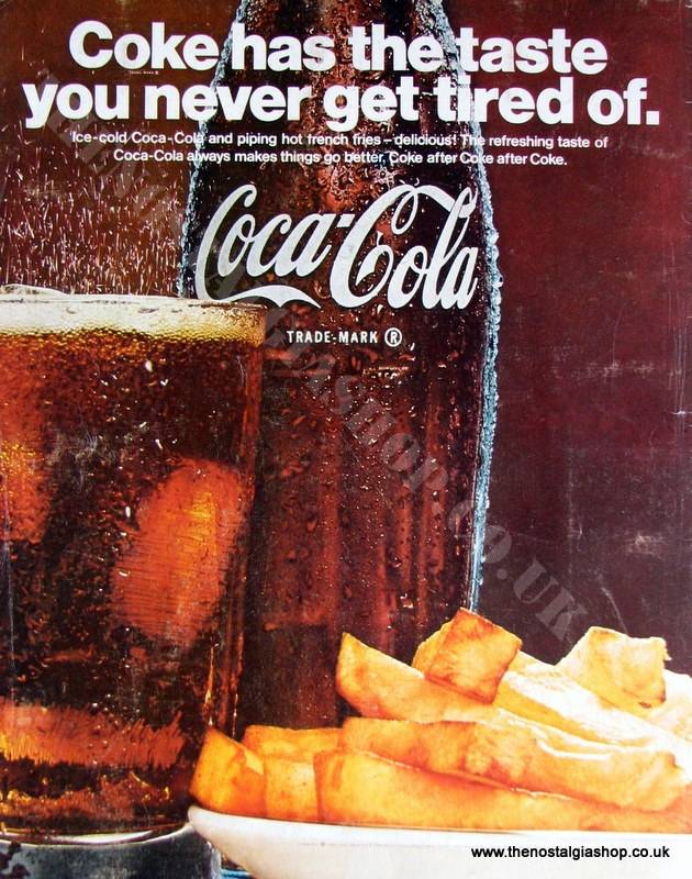 Coca - Cola. Original Advert 1967 (ref AD4013)