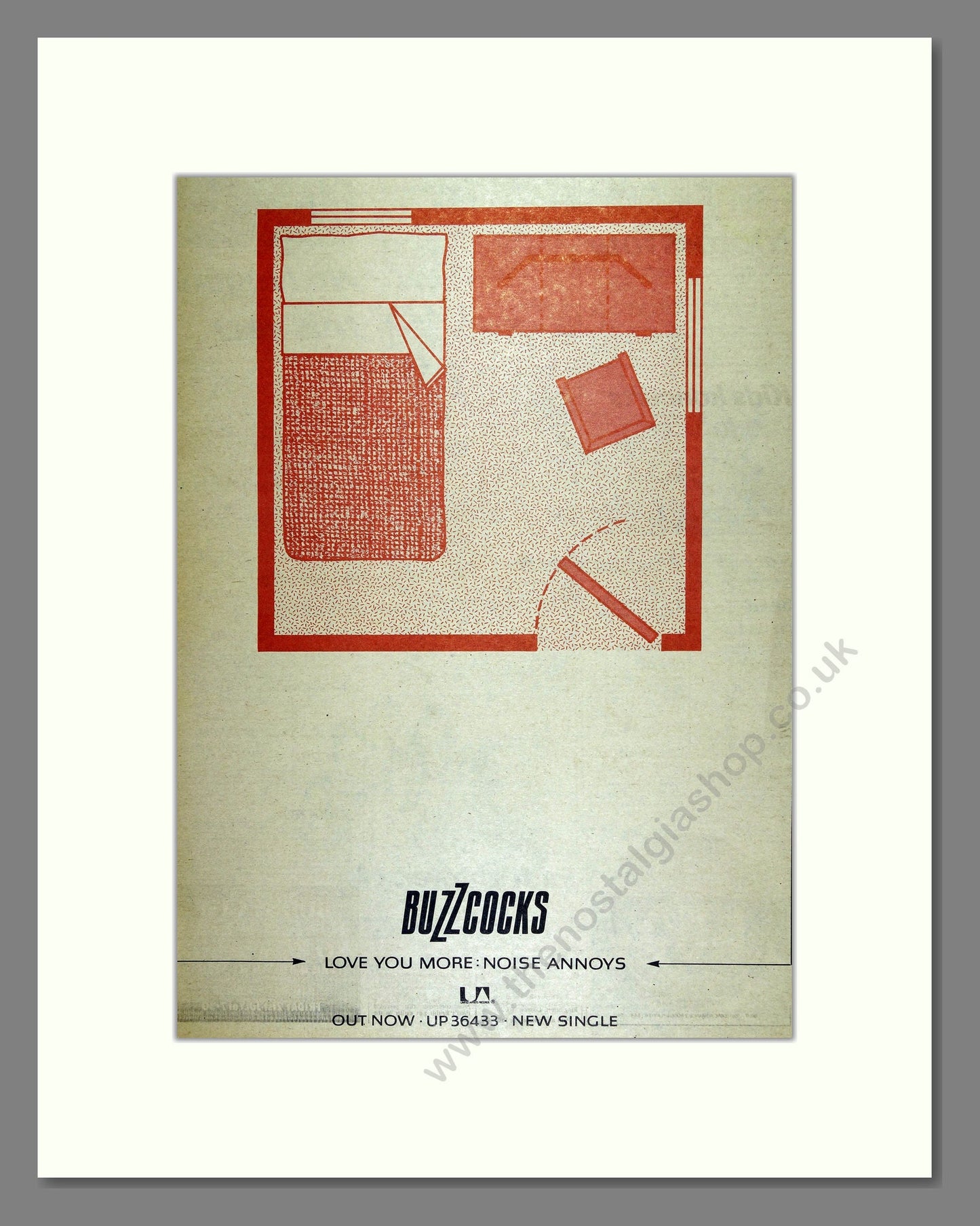 Buzzcocks - Love You More. Vintage Advert 1978 (ref AD16088)