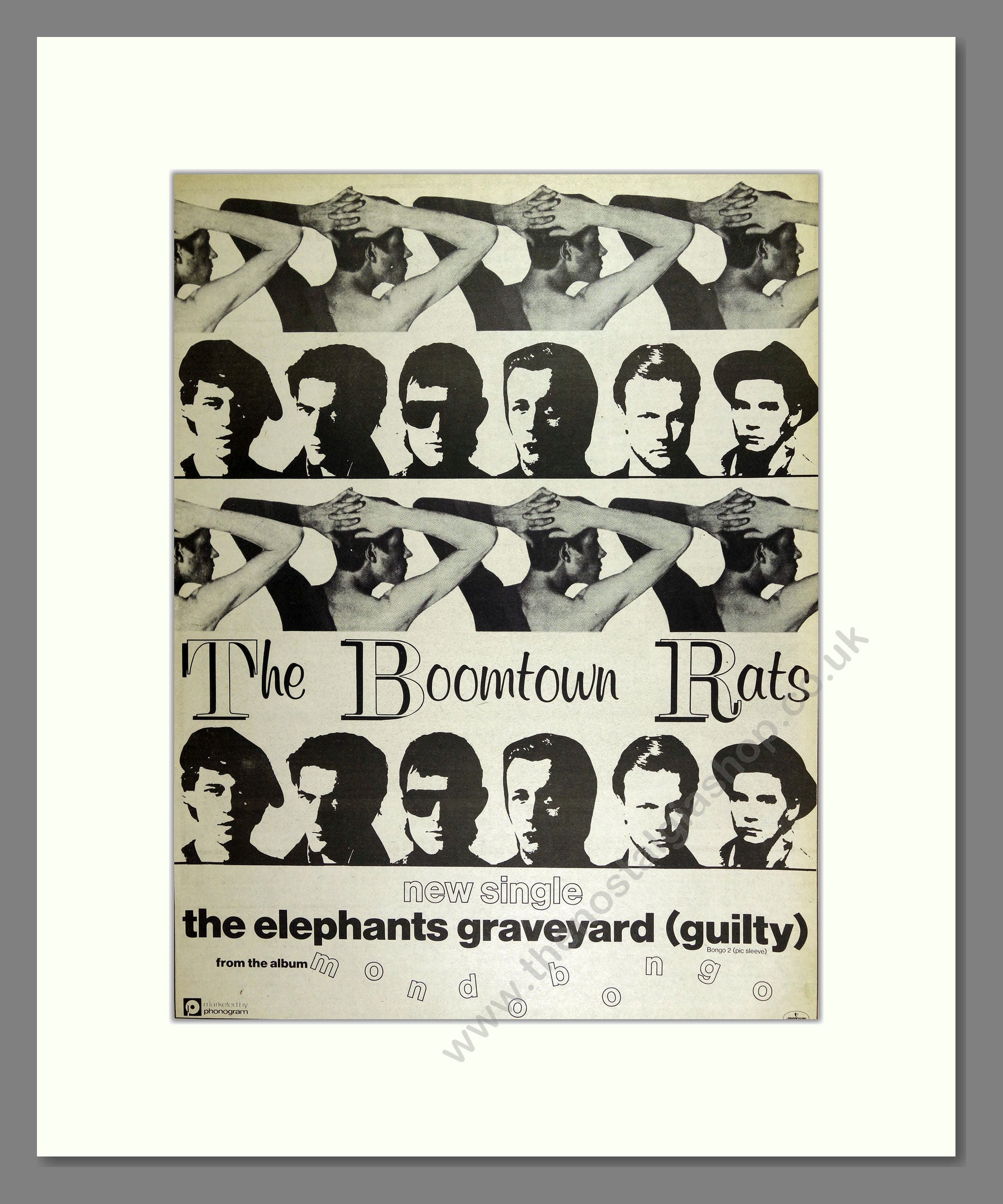 Boomtown Rats - Elephants Graveyard. Vintage Advert 1981 (ref AD16127 ...