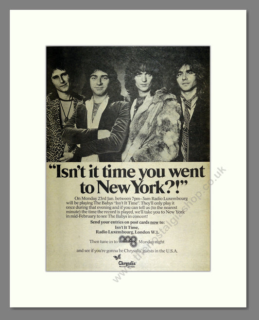 Babies (The) - Radio Luxembourg. Vintage Advert 1978 (ref AD16149)