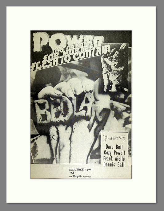 Bedlam - Power Too Great. Vintage Advert 1973 (ref AD16178)