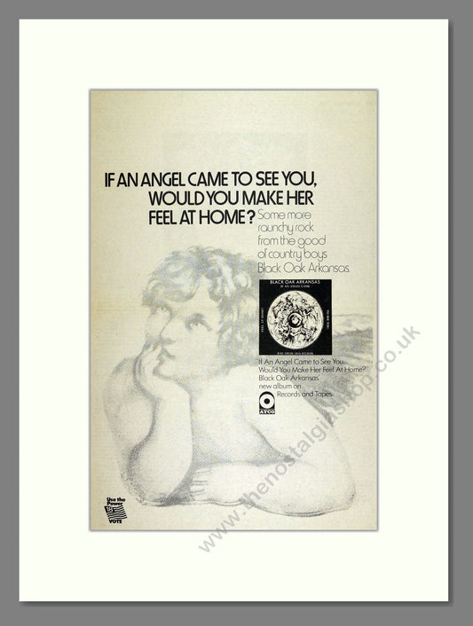 Black Oak Arkansas - If An Angel Came. Vintage Advert 1972 (ref AD16185)