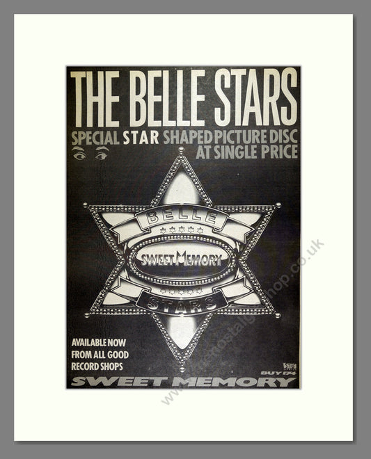 Belle Stars - Sweet Memory. Vintage Advert 1983 (ref AD16195)